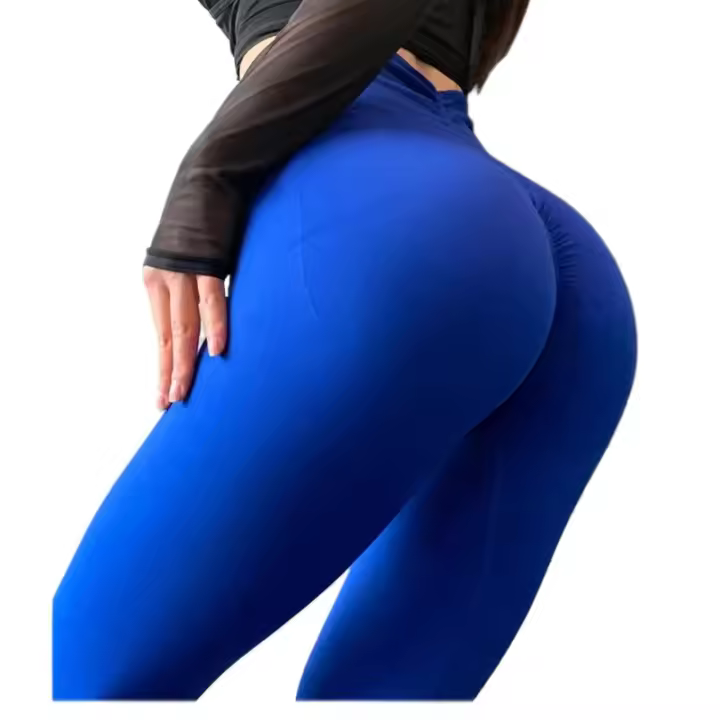 Pantalones Deportivos de Cintura Alta Ajuste Perfecto para Levantamiento de Cadera Secado Rápido - 1