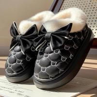 Botas de nieve con plataforma gruesa y cera, bonito diseño de mariposa - details 5
