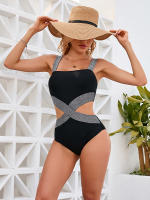 Bañador Sexy de una pieza para mujer, traje de baño de realce, ropa de playa con cuello Halter, Monokini, Bikini de playa 2023 - details 6