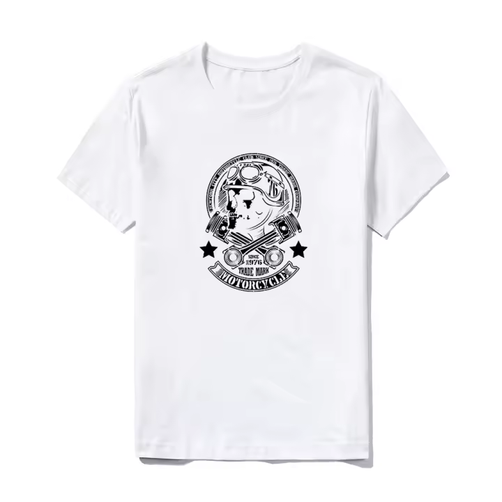 Camiseta de Algodón 100% Suave y Transpirable Ajuste Clásico para Uso Diario - 1