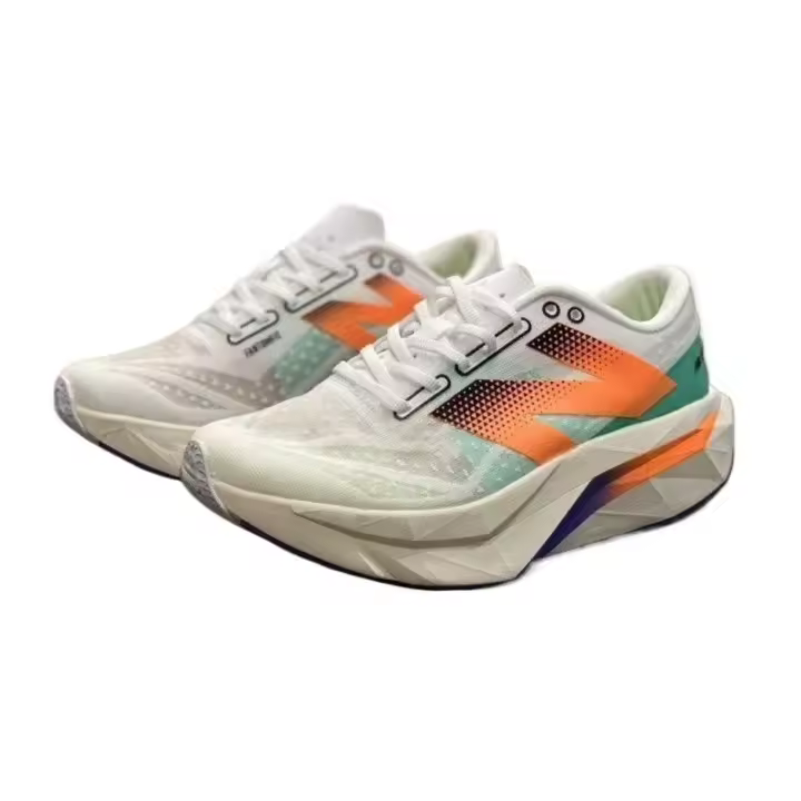 Zapatillas para correr A0HM Saes SC Elite v4 producto naranja-blanco de trabajo real % FTM3 - 1