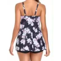 Bañador Sexy de 2 piezas para mujer, Tankini, traje de baño femenino estampado, Bikini brasileño, Monokini, ropa de playa 2023 - details 5