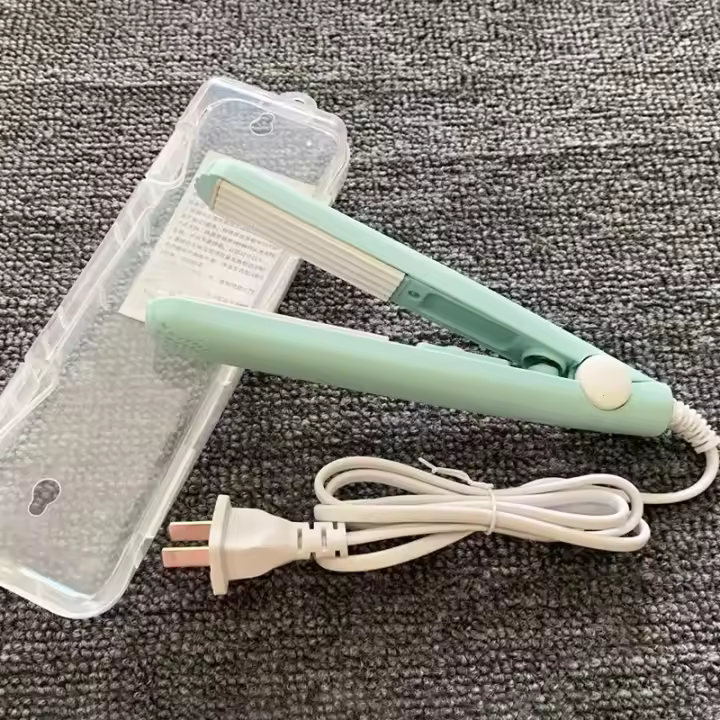 Hotsale pelo esponjoso corrugado hierro maíz onda rizada pelo de cerámica voluminizador Crimper para mujeres herramienta de estilismo de férula multifunción - 1