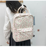 Mochila escolar fresca para mujer, literaria y artística, versátil, con flores informales, para niña y estudiante, novedad de 2024 - details 18