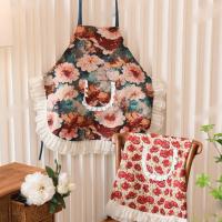 Delantal Retro chino antimanchas creativo, delantal de cocina ajustable con estilo, delantal elegante y cómodo para colgar en el cuello, barbacoa - details 10