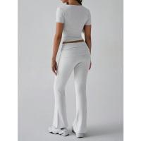 Conjunto Deportivo Casual para Mujer Primavera-Verano 2025 Camiseta de Manga Corta Pantalones Largos Conjunto de 2 Piezas - details 7