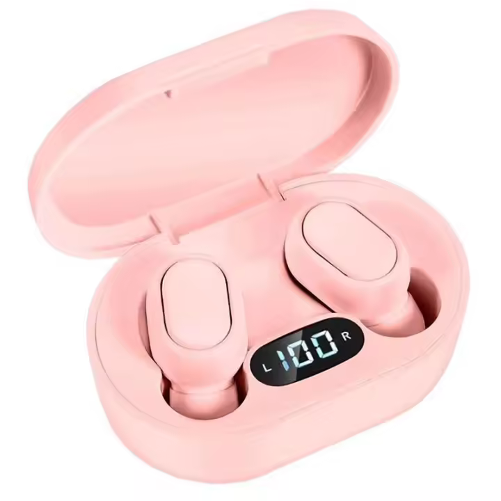 Macaron E7S-auriculares TWS, inalámbricos por Bluetooth, estéreo, IPX7, deportivos, impermeables, con pantalla LED y micrófono - 1