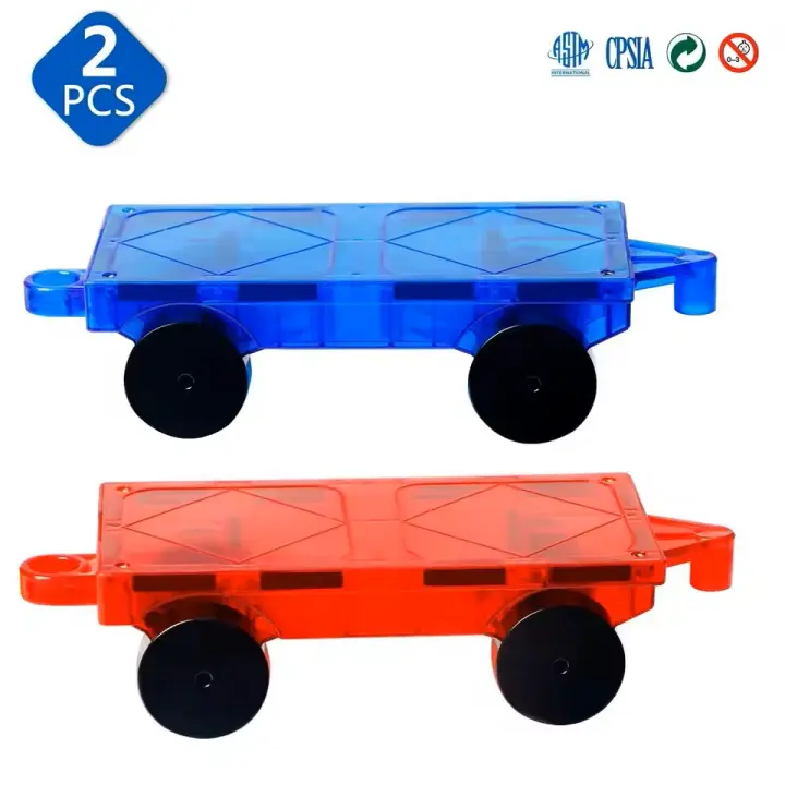 Romboss-Juego de construcción de empalme de pista/tubo de 7,5 cm, bloques de azulejos magnéticos, juguetes educativos Montessori para niños, regalo para niños - 1