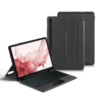 Teclado inteligente compatible con Bluetooth para tableta Samsung Galaxy Tab S9, 11 ", SM-X710 2023, retroiluminado, Trackpad, cubierta dividida - details 19