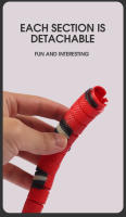 Juguetes para gatos con detección inteligente, juguete interactivo automático electrónico con forma de serpiente para gatos, juguete para gatitos, recargable por USB, 1 ud. - details 6