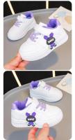 2025 primavera nuevos zapatos casuales para niños para niñas moda estilo coreano fondo suave antideslizante versátil Chic pequeños zapatos blancos - details 4