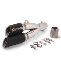 Silenciador de tubo de escape de doble orificio para motocicleta, silenciador Universal de 51mm, DB Killer para R3 Ninja ZX4R CBR125R DUKE - details 4