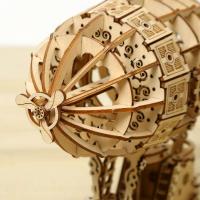 Rompecabezas de madera 3d para niños, conjunto de modelos de construcción mecánicos Montessori DIY, juguetes para construir motocicletas, dirigibles, coches, trenes - details 50