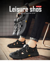 Nuevo desgaste exterior hueco casual bolsa cabeza zapatos de vadear de los hombres zapatillas deportivas - details 0