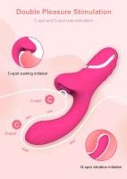 Consolador vibrador de punto G para mujer, 10 velocidades, succionador de clítoris, estimulador de clítoris Oral, motores duales, Juguetes sexuales para masturbador femenino adulto - details 3