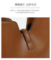 Bolso tote de gran capacidad para mujer, nuevo, de alta gama, para viajes diarios, bolso de hombro de moda, bolso de color sólido, tendencia. - details 6