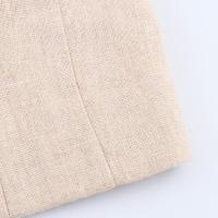 ZOCI- Conjunto de falda midi con cinturón para mujer, chaleco informal con cuello halter y espalda descubierta, falda acampanada de cintura alta, ropa de calle Lisa elegante - details 7