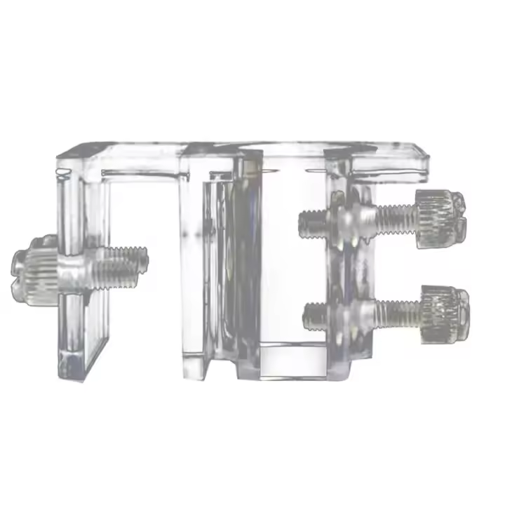 Soporte de manguera de filtración de acuario acrílico, conector de tubería de agua, soporte de montaje de tanque de peces, herramienta de accesorios de acuario de entrada y salida, 1 unidad - 1