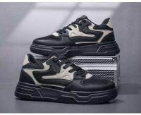 Nuevos zapatos deportivos y de ocio a la moda para hombre con estilo para caminar, parte superior de malla de cuero sintético, suela de goma MD EVA - details 8