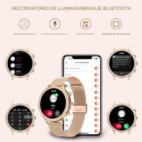 Reloj inteligente para mujer, con marcación de recepción de llamadas, para teléfonos Android e iOS - details 0