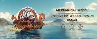 Robotime Rokr Vikingship Modelo Móvil de Madera Ecológica Juguete 3D para Niños - details 1