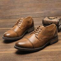 Zapatos casuales de negocios tendencia retro zapatos de cuero de gran tamaño - details 47