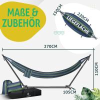 Hamaca Lake con Estructura Doble para 2 Personas Resistente Marco 200kg Interior y Exterior XXL - details 41