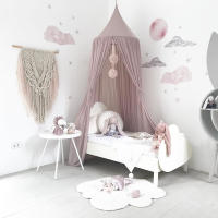 Red de Mosquitos Nórdica Nueva Estilo Princesa Chifón para Niños y Bebés Cortina de Cama de Poliéster/Algodón Normal Producto para Decoración y Iluminación - details 7
