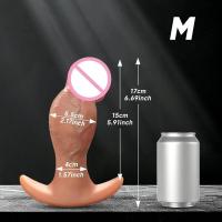 Leten Super Grande Pulga de Piel Silicona Masajeador Prostatas Estupido Sexy para Adultos - details 7