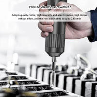 Llave de Destornillador Eléctrico Multifunción con Carga USB Herramienta de Reparación Electrónica para Teléfonos Móviles Computadoras y Electrodomésticos para el Hogar - details 2
