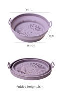 Bandeja de Cocina de Silicona para Aire Fryer Antiadherente, Reutilizable Segura para Lavado en Disfregador Ideal para Pollo Frito y Pizza - details 14