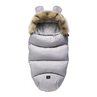Saco de dormir para cochecito de bebé, saco grueso y cálido para salir, impermeable, para invierno - details 8