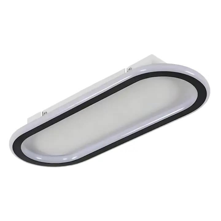 Plafón en forma de pasarela - GOECO - negro+blanco 41.5*16.5*5cm 33W luz blanca 6500K - 1