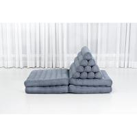 Cómodo Colchón De Suelo con Cojín De Lectura, Futón Japonés, Cama Plegable O Esterilla De Masaje Tailandés, 170 x 53 cm, Azul Claro - details 286