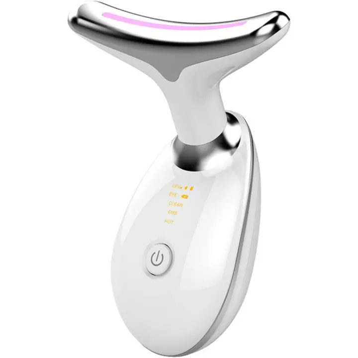 Masajeador facial eléctrico, máquina de estiramiento de piel, dispositivo portátil de tonificación de cuello y cara - 1