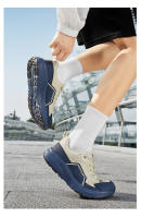 2025 primavera nuevos zapatos de los hombres zapatos deportivos antideslizantes absorción de golpes botón giratorio al aire libre senderismo zapatos de senderismo zapatos de jogging de los hombres - details 7