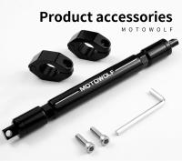 Barra de equilibrio Universal para motocicleta, accesorio de aluminio CNC de 22mm para fortalecer el manillar, palanca de refuerzo extendida - details 7