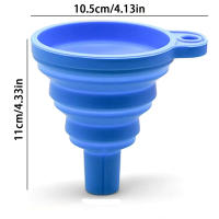 Embudo de silicona Universal para motor de coche, lavadora de líquido, cambio de fluido, plegable, portátil, para cambio de aceite de motor de gasolina - details 3