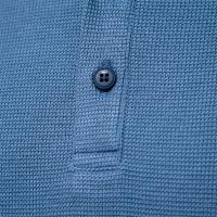Camiseta AIOPESON Waffle Henley para hombre, camisetas básicas transpirables de manga larga para hombre, camisetas nuevas de otoño de Color sólido para hombre - details 12