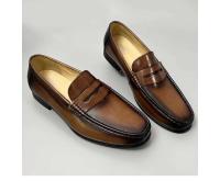 Zapatos de hombre con suela de goma suave negra, estilo de moda, transpirable, de cuero, informal, de verano, superventas - details 13