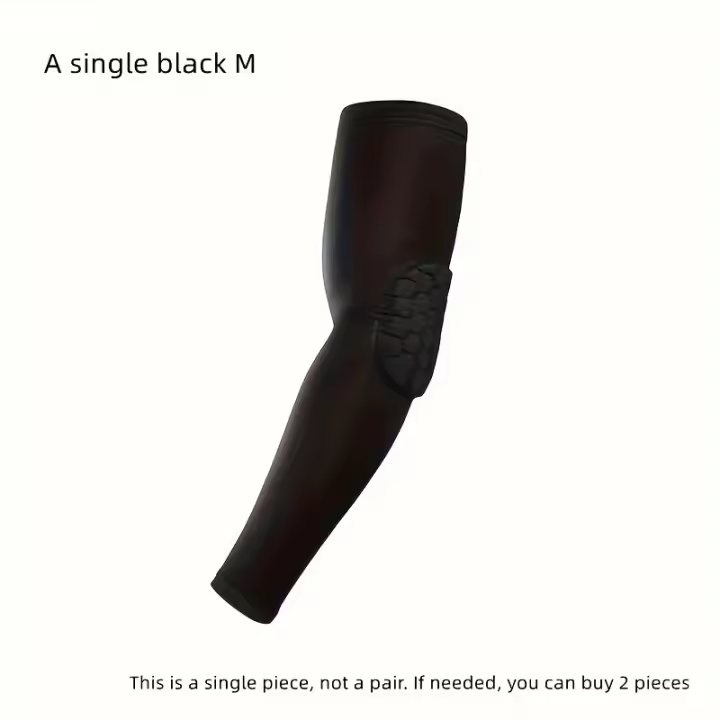 1 Paquete/2 Paquetes de Protección de Brazo para Deportes Elásticos de Lycra para Adultos y Jóvenes. Baloncesto, Voleibol, Yoga, Fitness, Ciclismo y Correr al Aire Libre. Mangas para Codo y Mano. - 1