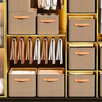 Organizador de ropa de gran capacidad, caja de almacenamiento para pantalones vaqueros, suéteres, armarios, cajones, armario - details 7