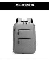 Mochila de negocios para hombre, versión coreana, bolsa de viaje de moda, mochila informal para estudiantes, minimalista y a la - details 17