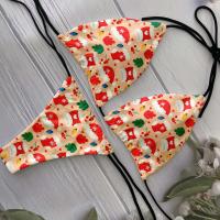 Bikini con estampado 3D de dibujos animados de Navidad para mujer, traje de baño separado a la moda y Sexy, para nadar, playa, surfear, fiesta y vacaciones, novedad de 2023 - details 9