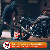 Anchtek-candado de disco para motocicleta, cerradura de rueda de bicicleta, impermeable, con alarma, antirrobo, 120dB - details 5