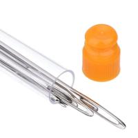 Juego de agujas de Metal de ojo grande, accesorios de costura DIY, punto de cruz, ganchillo, estuche, 9 piezas por juego - details 4