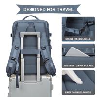 Mochila para maleta de cabina Ryanair para mujer, equipo de mano impermeable con USB - details 3