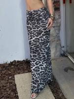 falda elegante con estampado de leopardo para mujer, faldas Maxi, ropa Y2K para oficina, Club, fiesta, ropa de calle informal, venta al por mayor, 2025 - details 47