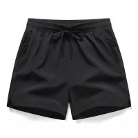 Pantalones cortos de playa con cordón en la cintura con estampado de letras para hombre, pantalones cortos casuales, transpirables, cómodos, con bolsillo con cremallera para verano, pantalones cortos para hombre, pantalones cortos para vacaciones en la pl - details 2
