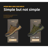Zapatos de senderismo antideslizantes para hombre y mujer, zapatillas de Trekking de escalada al aire libre, botines de senderismo de montaña, zapatos casuales para caminar - details 2